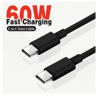 Cable USB-C a USB-C 60W por 1,25€