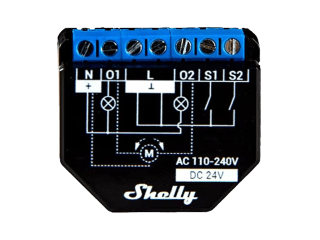 3x Shelly Plus 2PM WLAN-Schakelaar voor €39,95 bij iBOOD