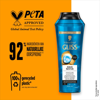 Gliss Aqua Revive shampoo (6x250 ml) voor €11,49 bij Bol