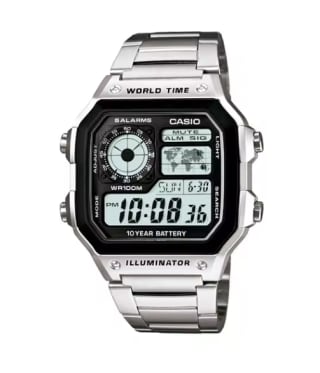 Casio Reloj analógico digital AE-1200WHD-1AVEF Hombre por 38.60€