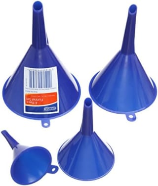 Draper 4 Piece Plastic Funnel Set for £2.39 at Amazon