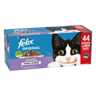 Felix Original Mix in gelei 88 x 85 g voor €14,99 bij Zooplus