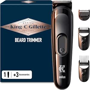King C. Gillette Recortadora de Barba Hombre con 3 Accesorios por 24.99€