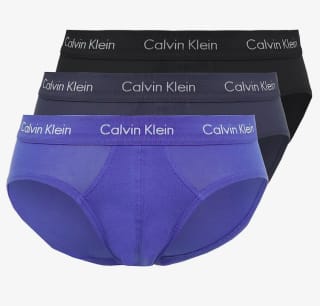 Calvin Klein Underwear HIP BRIEF 3 PACK COTTON STRETCH Braguitas Negro por 16€