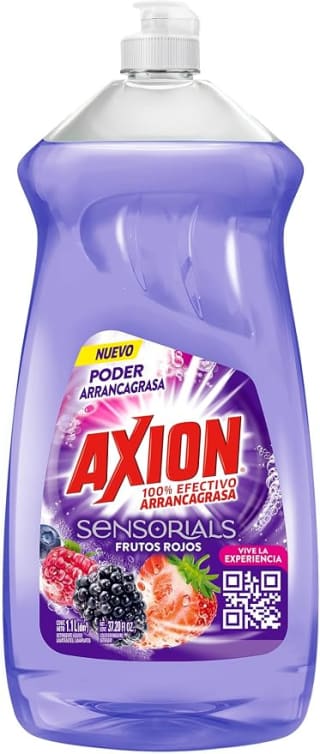 Axion Lavatrastes Líquido Sensorials Frutos Rojos 1.1L por $63 en Amazon
