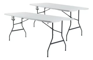 Set 2 Mesas Plegables 180cm por $1,064 | Oferta Mercado Libre