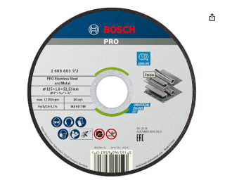 Disque à tronçonner Bosch Pro à 1,16€