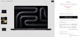 MacBook Pro, 14 M4 24GB SSD 512GB por $31,103 | El Palacio de Hierro