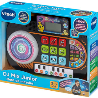 VTech DJ Mix Junior Mesa de Mezclas Infantil 80-581422 Versión ESP con Piano y Efecto