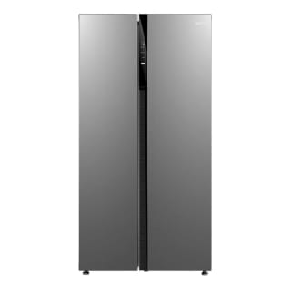 Midea MDRS710FGE02 90cm Wide American Fridge Freezer, Stainless Steel, E Rated