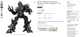 Figura Megatron Blokees por $379 | Oferta Amazon