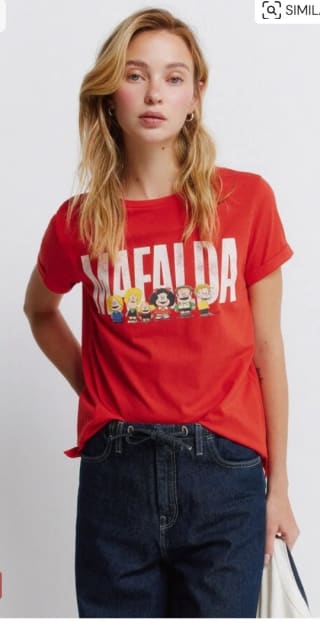 Springfield Camiseta Mafalda por 15.99€.
