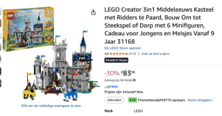 LEGO® Creator 3in1 Middeleeuws Kasteel met Ridders te Paard voor €73,99