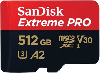 SanDisk 512GB Extreme PRO microSD-geheugenkaart voor €89,90 bij Amazon