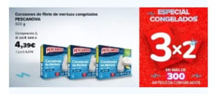 3×2 en Congelados desde Carrefour.