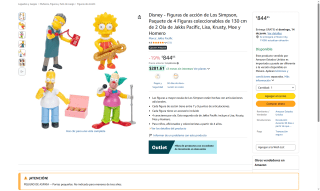 Figuras Los Simpson 130cm por $845 | Oferta Amazon