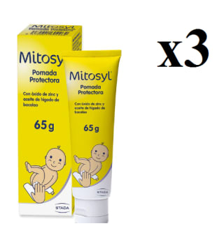 3 x MITOSYL Pomada Protectora Crema de Pañal Bebé 65 g por 11.97€