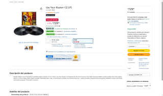 Vinilo Guns N' Roses Use Your Illusion por $730 | Oferta Amazon