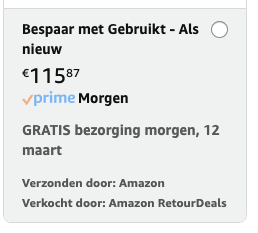 DJI Neo, Mini Drone met 4K UHD-camera (retourdeal) voor €115 bij Amazon
