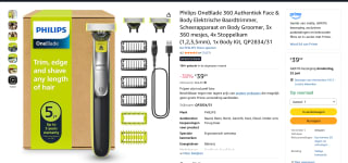 Philips OneBlade Scheerapparaat voor €39,99