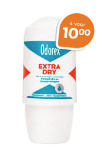 Alle Odorex 4 voor €10 bij trekpleister
