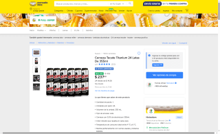 Cerveza Tecate Titanium 24 Latas por $238 | Oferta Mercado Libre