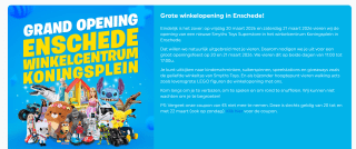 Gratis producten bij de winkelopening van Smyths Toys