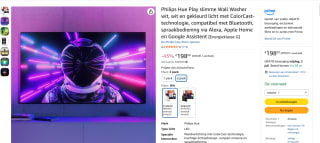 Philips Hue Play Wandverlichting voor €198