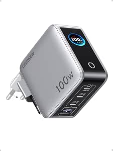 UGREEN Nexode Pro 100W Cargador USB C Carga Rápida Pantalla TFT por 39.99€