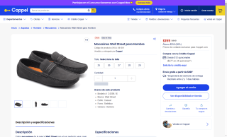 Mocasines Wall Street por $199 | Coppel