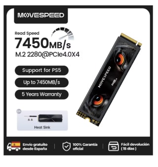 MOVESPEED SSD NVMe M.2 2280 1TB por 55,70€