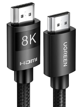 UGREEN 8K HDMI Kabel 2.1 Nylon 8K 60Hz 4K 120Hz voor €8,78 bij AMazon