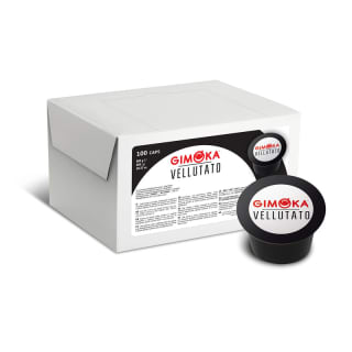 Gimoka Vellutato Café 100% Arabica 100 cápsulas compatibles Lavazza Blue a 7.99€