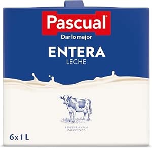 3 pack Leche Pascual Leche Entera 6 x 1L (total 18 litros) por 15.57€
