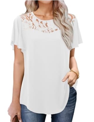 Top de encaje para mujer por 2.99€.