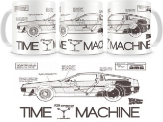Back to the Future - Time Machine Mug voor €5 bij Nedgame