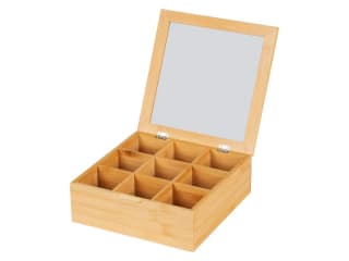 Caja de café / caja de té de bambú por 9,49€ en Lidl