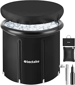 tectake Bañera Hielo Plegable Crioterapia 75 x 75 x 75 cm por 43.99€