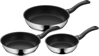 WMF Devil juego de 3 sartenes antiadherentes 20/24/28 cm por 66,39€ en Amazon