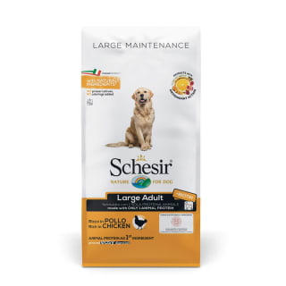 Schesir Pienso para Perros Adultos de Tamaño Grande Sabor Pollo 12 kg por 19.99€