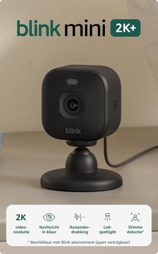 Blink Mini 2K+ (2 camera's) voor €34,99 bij Amazon