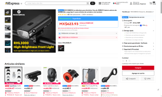 Luz Delantera ROCKBROS 3000LM por $640 | AliExpress
