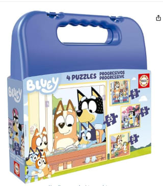 Set de Cuatro Puzzles progresivos Educa 12 a 25 Piezas por 6.99€