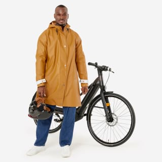 BTWIN Parka imperméable vélo ville unisexe à 34,99€ chez Decathlon