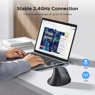 UGREEN Wireless Ergonomic Vertical Mouse for £11.97 at Amazon