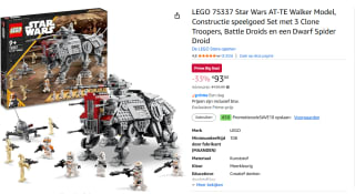 LEGO Star Wars AT-TE Walker voor €83,60 dmv code bij Amazon