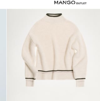 Jersey cuello perkins detalles contraste por 11.99€