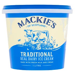 Mackie's Ice Cream 1L - Traditional / Honeycomb for £2.50