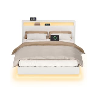 VASAGLE Tweepersoonsbedframe (Wolk wit, 140 x 200 cm) voor €148,99 bij Songmics
