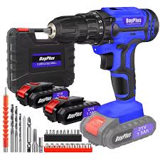 21V Cordless Drill & Screwdriver Kit 29-Piece £3.45